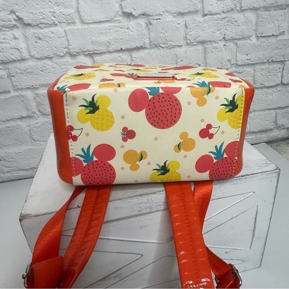 Loungefly Disney Mickey Mouse Spring Fruit Mini Backpack - Picture 9 of 14